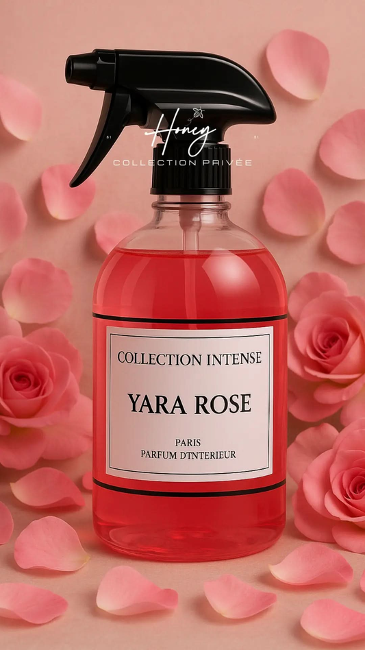 Spray d’intérieur YARA ROSE – Collection Intense – 250ml Honey parfum 81