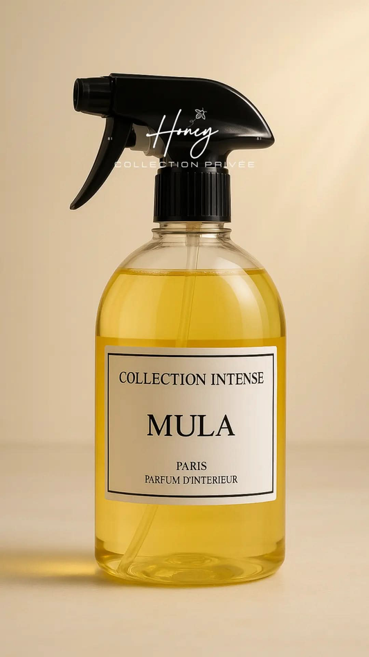 Spray d’intérieur MULA – Collection Intense – 250ml Honey parfum 81