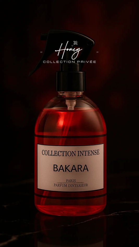 Spray d’intérieur BAKARA – Collection Intense – 250ml Honey parfum 81