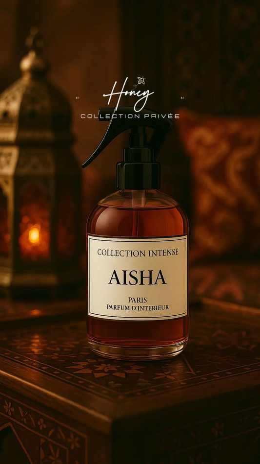 Spray d’intérieur AISHA – Collection Intense – 250ml Honey parfum 81